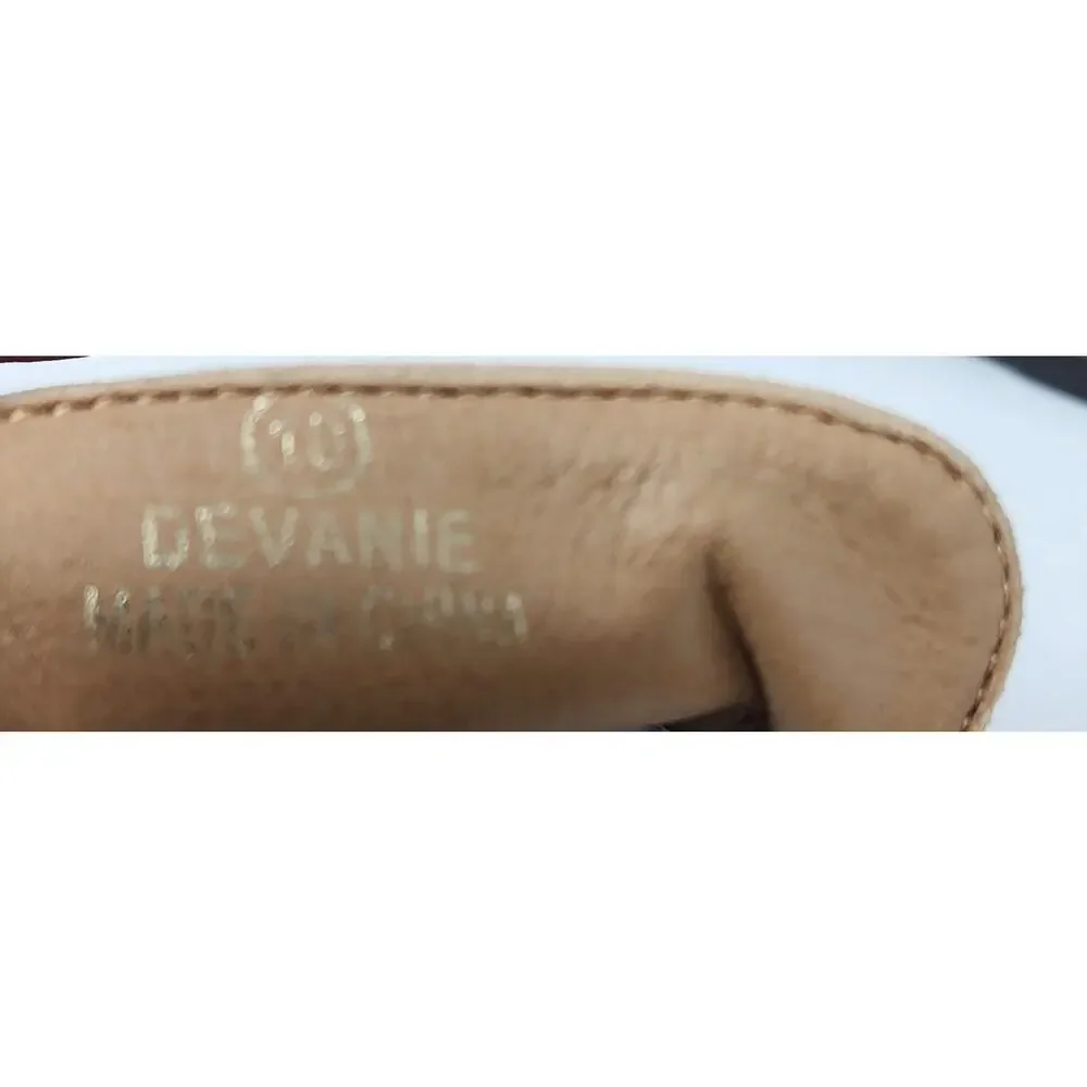 Taryn Rose Devanie Penny Loafer Women 10M Tan Sand Faux Suede/Nubuck TPR Outsole